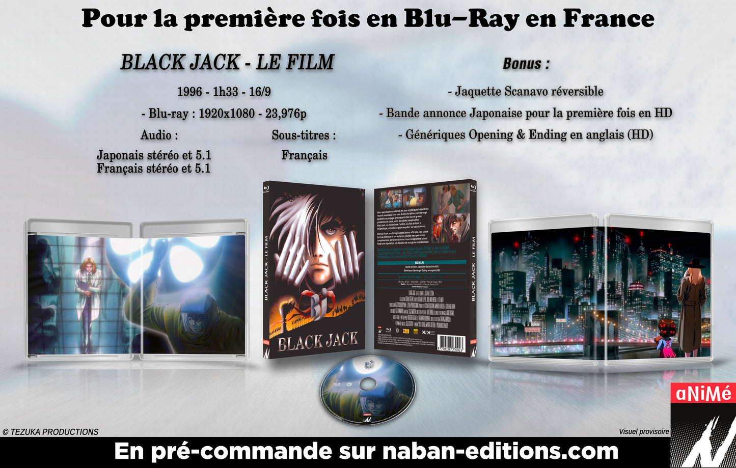 Black Jack Le Film (Blu-ray) - Édition limitée - Offre spéciale du 16 novembre au 10 décembre 2025