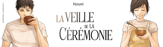 Couverture du manga "La veille de la cérémonie" de Hozumi