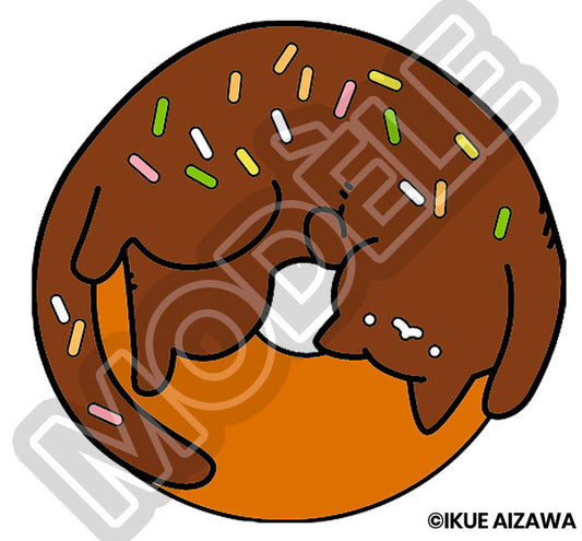 Pin's Chat Donut par Ikue Aizawa (Précommande)
