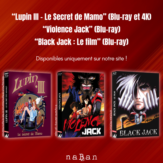 Pack 3 Blu-ray - naBan Animé